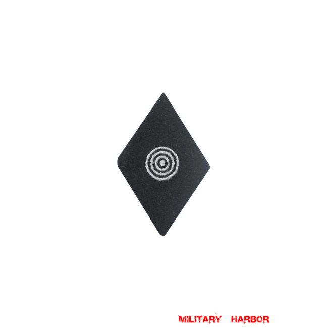 WWII German SS 2nd class marksman's sleeve diamond insignia WW2 german badge,wehrmacht badge,Luftwaffe badge,SS badge,SS 2nd class marksman sleeve insignia,german badge WWII,militaria german,WWII german,wehrmacht badge,Luftwaffe badge,SS badge,WWII military surplus,WWII german insignia,german sleeve badge,SS Trade Insignia