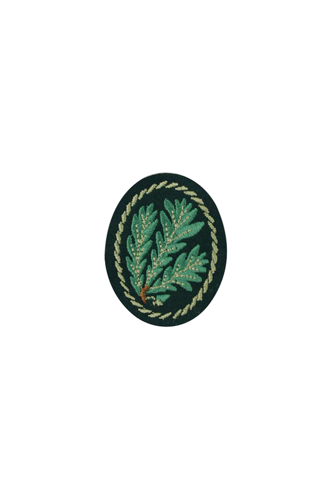 WW2 german badge,wehrmacht badge,Luftwaffe badge,SS badge,heer jager troops oakleaf sleeve insignia,german badge WWII,militaria german,WWII german,wehrmacht badge,Luftwaffe badge,SS badge,WWII military surplus,WWII german insignia,german sleeve badge,SS Trade Insignia