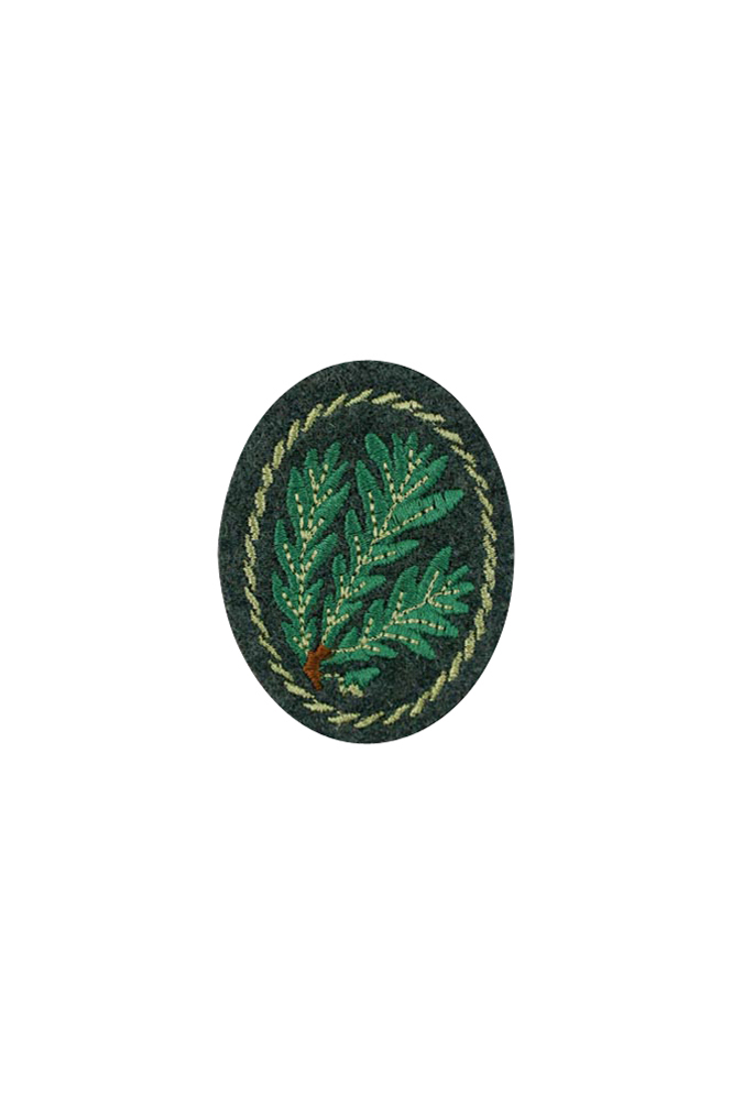WW2 german badge,wehrmacht badge,Luftwaffe badge,SS badge,heer jager troops oakleaf sleeve insignia,german badge WWII,militaria german,WWII german,wehrmacht badge,Luftwaffe badge,SS badge,WWII military surplus,WWII german insignia,german sleeve badge,SS Trade Insignia