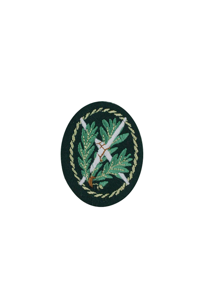 WW2 german badge,wehrmacht badge,Luftwaffe badge,SS badge,heer ski troops oakleaf and ski sleeve insignia,german badge WWII,militaria german,WWII german,wehrmacht badge,Luftwaffe badge,SS badge,WWII military surplus,WWII german insignia,german sleeve badge,SS Trade Insignia