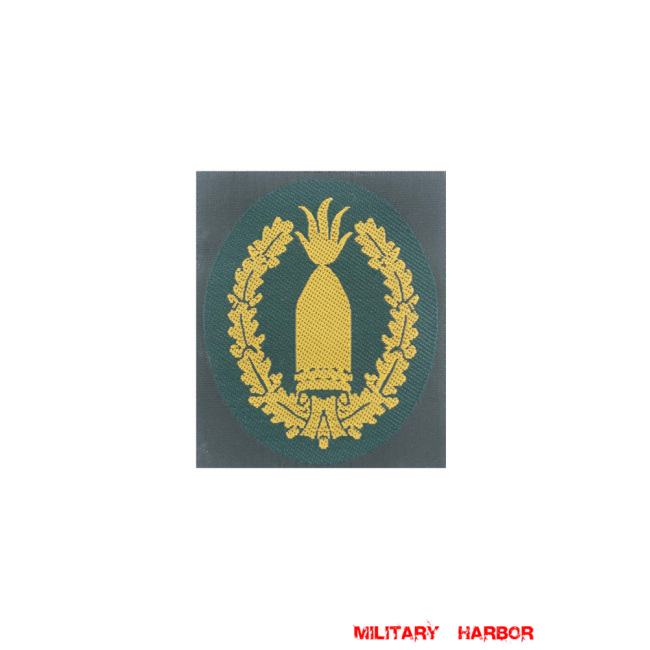 WWII German heer gunner sleeve insignia BeVo WW2 german badge,wehrmacht badge,Luftwaffe badge,SS badge,heer gunner sleeve insignia,german badge WWII,militaria german,WWII german,wehrmacht badge,Luftwaffe badge,SS badge,WWII military surplus,WWII german insignia,german sleeve badge,SS Trade Insignia