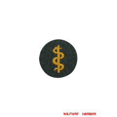 WWII German heer medical personnel later model sleeve trade insignia WW2 german badge,wehrmacht badge,Luftwaffe badge,SS badge,heer medical personnel sleeve trade insignia,german badge WWII,militaria german,WWII german,wehrmacht badge,Luftwaffe badge,SS badge,WWII military surplus,WWII german insignia,german sleeve badge,SS Trade Insignia