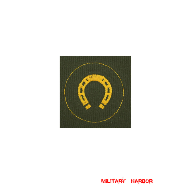 WWII German heer Tropical DAK qualified farrier sleeve trade insignia WW2 german badge,wehrmacht badge,Luftwaffe badge,SS badge,heer DAK qualified farrier sleeve trade insignia,german badge WWII,militaria german,WWII german,wehrmacht badge,Luftwaffe badge,SS badge,WWII military surplus,WWII german insignia,german sleeve badge,SS Trade Insignia