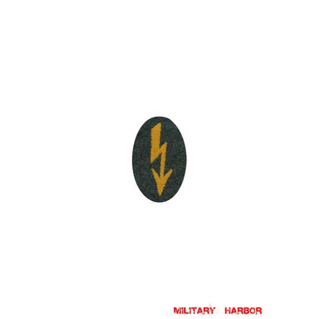 WWII German heer signal sleeve insignia -Cavalry Recon later model WW2 german badge,wehrmacht badge,Luftwaffe badge,SS badge,heer signal sleeve insignia Cavalry Recon,german badge WWII,militaria german,WWII german,wehrmacht badge,Luftwaffe badge,SS badge,WWII military surplus,WWII german insignia,german sleeve badge,SS Trade Insignia
