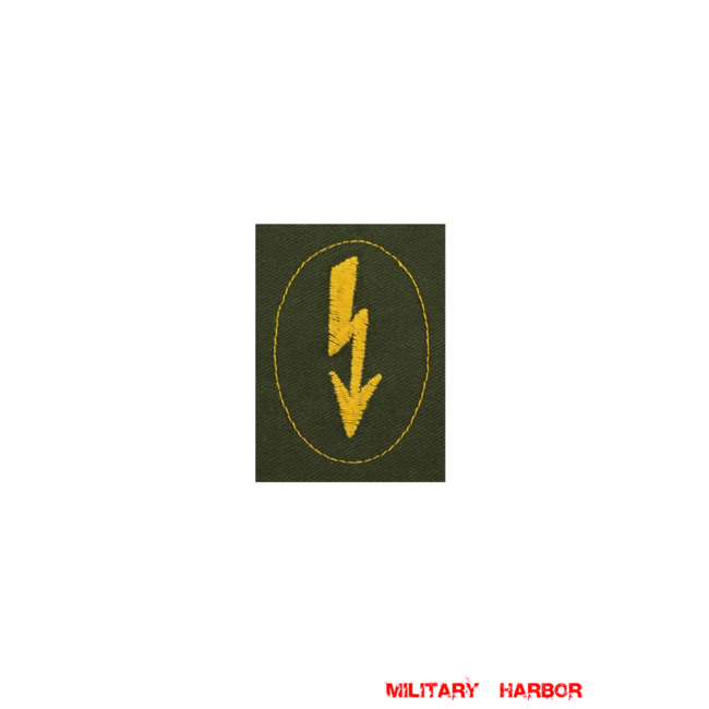 WWII German heer Tropical DAK signal sleeve insignia -Cavalry Recon WW2 german badge,wehrmacht badge,Luftwaffe badge,SS badge,heer DAK signal sleeve insignia Cavalry Recon,german badge WWII,militaria german,WWII german,wehrmacht badge,Luftwaffe badge,SS badge,WWII military surplus,WWII german insignia,german sleeve badge,SS Trade Insignia