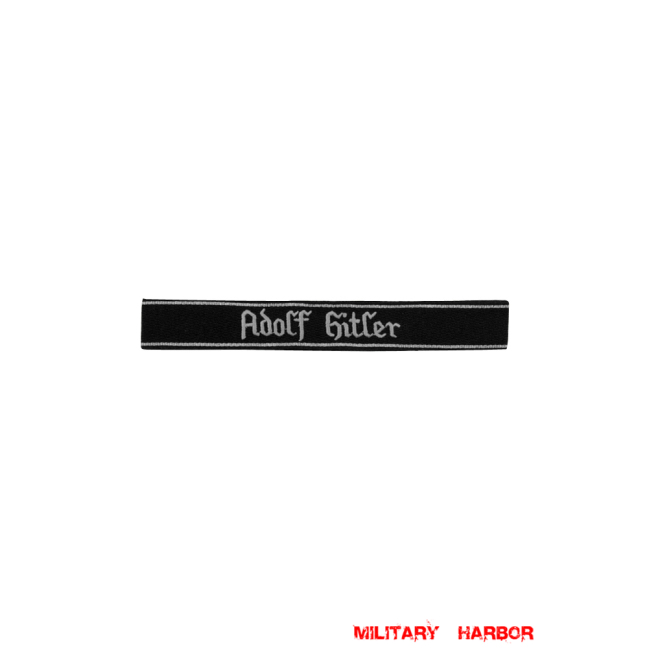 WWII German SS 1st Pz.Div. LAH EM/NCO in gothic script cuff title WW2 German badge,wehrmacht cufftitle,Luftwaffe cufftitle,SS cufftitle,SS LAH cuff title,WW2 German cufftitle,German insignia,WW2 German,WWII German,waffen ss insignia,WW2 reproduction,WWII German militaria