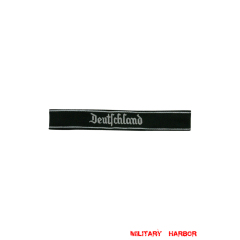 WWII German SS-VT Pz.Gren.Rgt.3 Deutschland in gothic script EM/NCO cuff title WW2 German badge,wehrmacht cufftitle,Luftwaffe cufftitle,SS cufftitle,SS Deutschland cuff title,WW2 German cufftitle,German insignia,WW2 German,WWII German,waffen ss insignia,WW2 reproduction,WWII German militaria