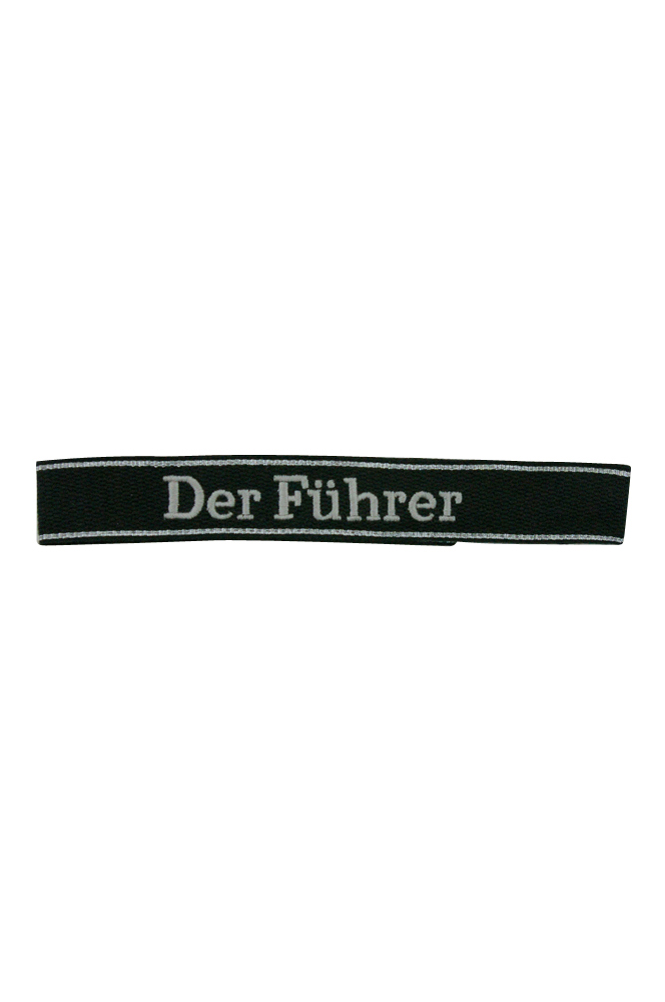WW2 German badge,wehrmacht cufftitle,Luftwaffe cufftitle,SS cufftitle,SS Der Fuhrer cuff title,WW2 German cufftitle,German insignia,WW2 German,WWII German,waffen ss insignia,WW2 reproduction,WWII German militaria