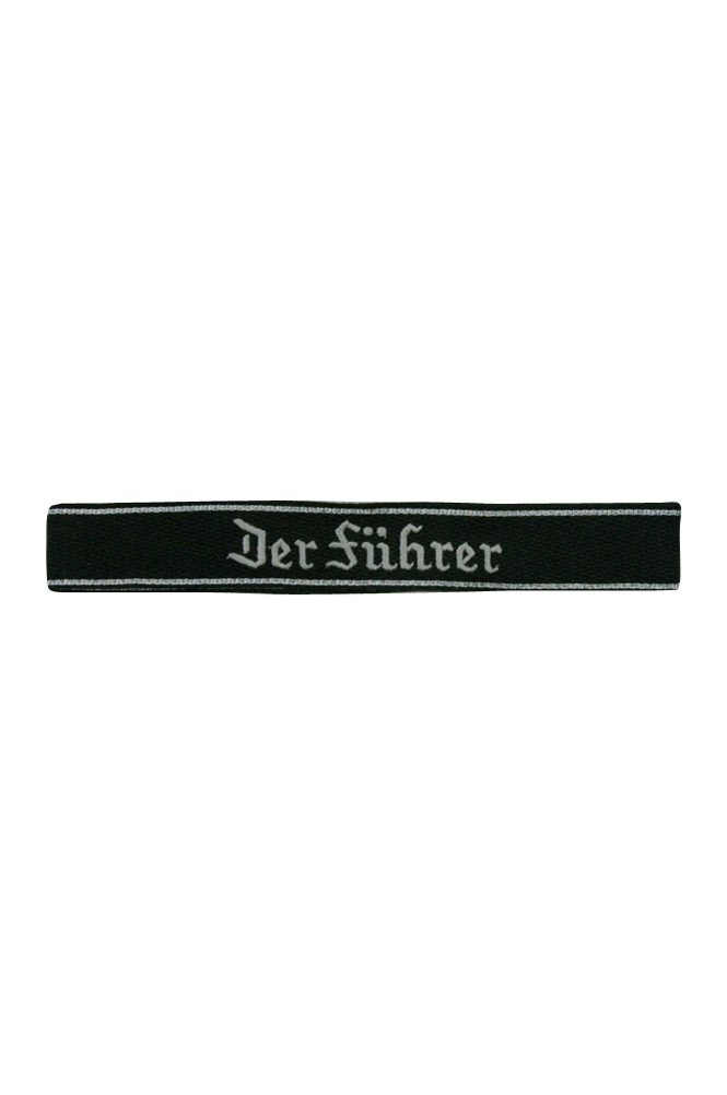 WW2 German badge,wehrmacht cufftitle,Luftwaffe cufftitle,SS cufftitle,SS Der Fuhrer cuff title,WW2 German cufftitle,German insignia,WW2 German,WWII German,waffen ss insignia,WW2 reproduction,WWII German militaria