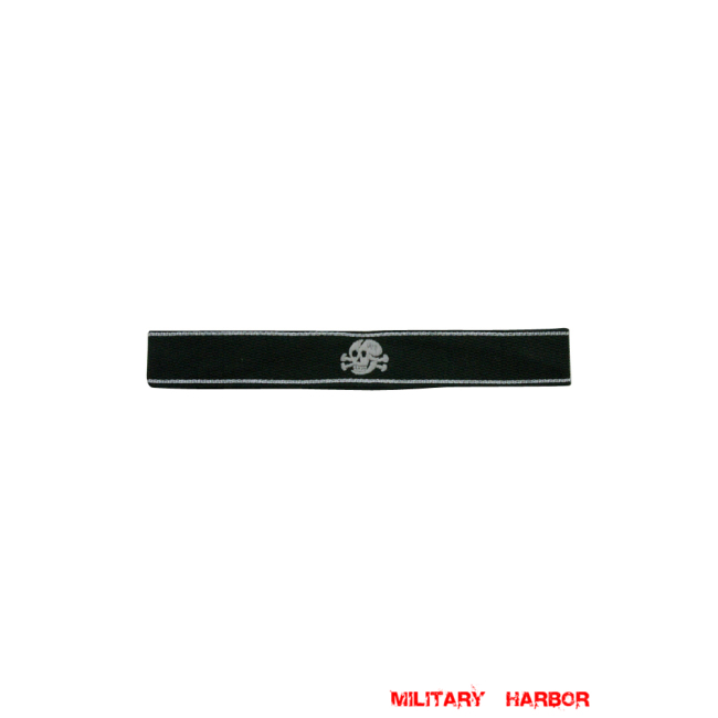 WWII German SS 3rd Pz.Div. Totenkopf in skull EM/NCO cuff title WW2 German badge,wehrmacht cufftitle,Luftwaffe cufftitle,SS cufftitle,SS Totenkopf cuff title,WW2 German cufftitle,German insignia,WW2 German,WWII German,waffen ss insignia,WW2 reproduction,WWII German militaria