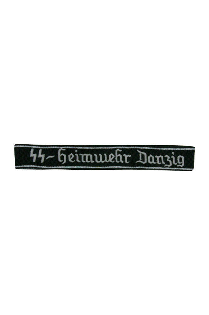 WW2 German badge,wehrmacht cufftitle,Luftwaffe cufftitle,SS cufftitle,SS Heimwehr Danzig cuff title,WW2 German cufftitle,German insignia,WW2 German,WWII German,waffen ss insignia,WW2 reproduction,WWII German militaria