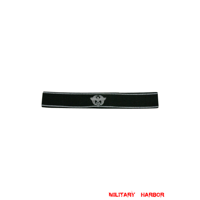 WWII German SS 4th Pz.Gren. div.Polizei in police emblem EM/NCO cuff title WW2 German badge,wehrmacht cufftitle,Luftwaffe cufftitle,SS cufftitle,SS Polizei cuff title,WW2 German cufftitle,German insignia,WW2 German,WWII German,waffen ss insignia,WW2 reproduction,WWII German militaria
