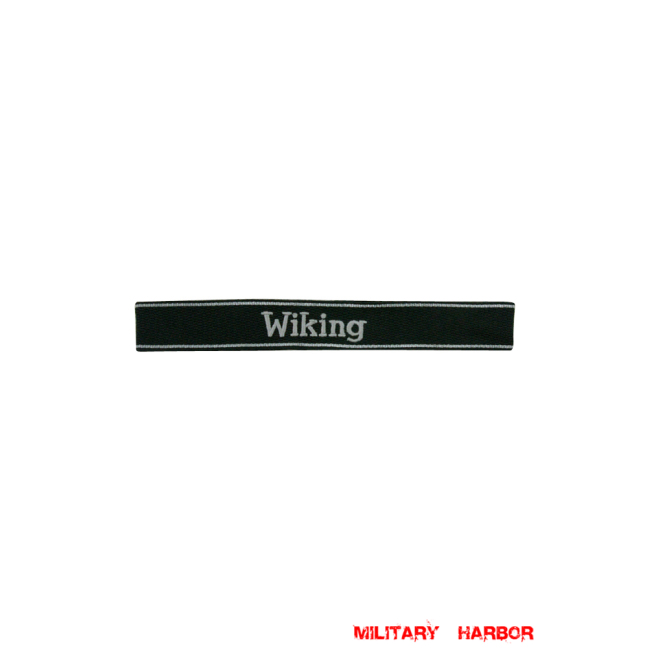 WWII German SS 5th Pz.Div. Wiking EM/NCO cuff title WW2 German badge,wehrmacht cufftitle,Luftwaffe cufftitle,SS cufftitle,SS Wiking cuff title,WW2 German cufftitle,German insignia,WW2 German,WWII German,waffen ss insignia,WW2 reproduction,WWII German militaria