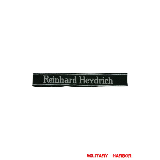 WWII German SS Mountain.Rgt.11 Reinhard Heydrich EM/NCO cuff title WW2 German badge,wehrmacht cufftitle,Luftwaffe cufftitle,SS cufftitle,SS Reinhard Heydrich cuff title,WW2 German cufftitle,German insignia,WW2 German,WWII German,waffen ss insignia,WW2 reproduction,WWII German militaria