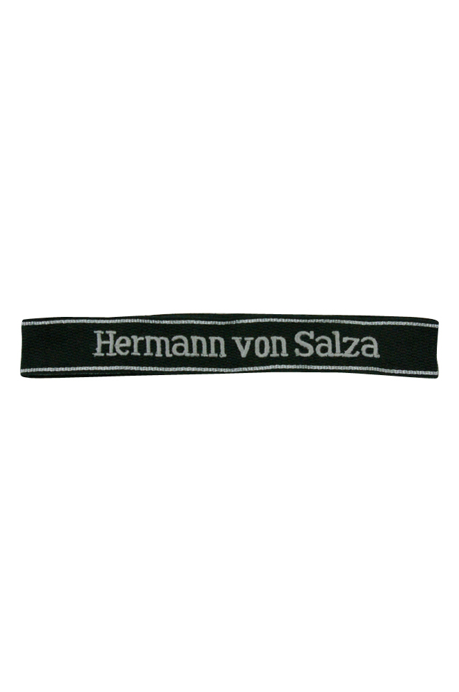 WW2 German badge,wehrmacht cufftitle,Luftwaffe cufftitle,SS cufftitle,SS Hermann von Salza cuff title,WW2 German cufftitle,German insignia,WW2 German,WWII German,waffen ss insignia,WW2 reproduction,WWII German militaria