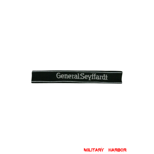 WWII German SS Volunteer Pz.Gren.Rgt 45 General Seyffardt EM/NCO cuff title WW2 German badge,wehrmacht cufftitle,Luftwaffe cufftitle,SS cufftitle,SS General Seyffardt cuff title,WW2 German cufftitle,German insignia,WW2 German,WWII German,waffen ss insignia,WW2 reproduction,WWII German militaria