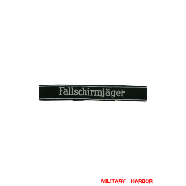WWII German SS Fallschirmjäger EM/NCO cufftitle type I WW2 German badge,wehrmacht cufftitle,Luftwaffe cufftitle,SS cufftitle,SS Fallschirmjager cufftitle,WW2 German cufftitle,German insignia,WW2 German,WWII German,waffen ss insignia,WW2 reproduction,WWII German militaria
