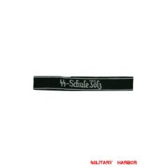 WWII German SS-Schule Tölz EM/NCO cuff title WW2 German badge,wehrmacht cufftitle,Luftwaffe cufftitle,SS cufftitle,SS Schule Tolz cuff title,WW2 German cufftitle,German insignia,WW2 German,WWII German,waffen ss insignia,WW2 reproduction,WWII German militaria
