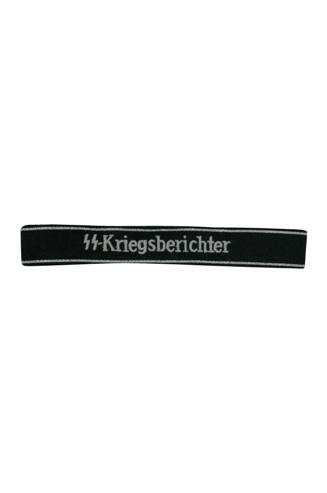 WW2 German badge,wehrmacht cufftitle,Luftwaffe cufftitle,SS cufftitle,SS Kriegsberichter cuff title,WW2 German cufftitle,German insignia,WW2 German,WWII German,waffen ss insignia,WW2 reproduction,WWII German militaria