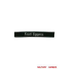 WWII German SS Kurt Eggers EM/NCO cuff title WW2 German badge,wehrmacht cufftitle,Luftwaffe cufftitle,SS cufftitle,SS Kurt Eggers cuff title,WW2 German cufftitle,German insignia,WW2 German,WWII German,waffen ss insignia,WW2 reproduction,WWII German militaria