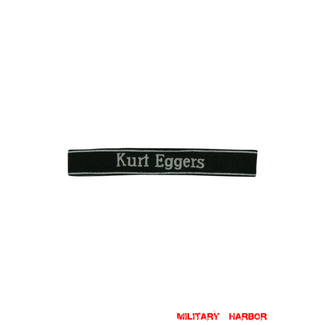 WWII German SS Kurt Eggers EM/NCO cuff title WW2 German badge,wehrmacht cufftitle,Luftwaffe cufftitle,SS cufftitle,SS Kurt Eggers cuff title,WW2 German cufftitle,German insignia,WW2 German,WWII German,waffen ss insignia,WW2 reproduction,WWII German militaria