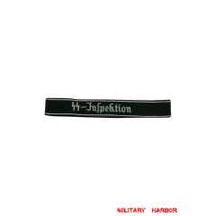WWII German SS-Inspektion EM/NCO cuff title WW2 German badge,wehrmacht cufftitle,Luftwaffe cufftitle,SS cufftitle,SS Inspektion cuff title,WW2 German cufftitle,German insignia,WW2 German,WWII German,waffen ss insignia,WW2 reproduction,WWII German militaria