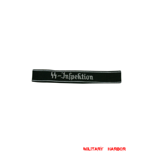 WWII German SS-Inspektion EM/NCO cuff title WW2 German badge,wehrmacht cufftitle,Luftwaffe cufftitle,SS cufftitle,SS Inspektion cuff title,WW2 German cufftitle,German insignia,WW2 German,WWII German,waffen ss insignia,WW2 reproduction,WWII German militaria