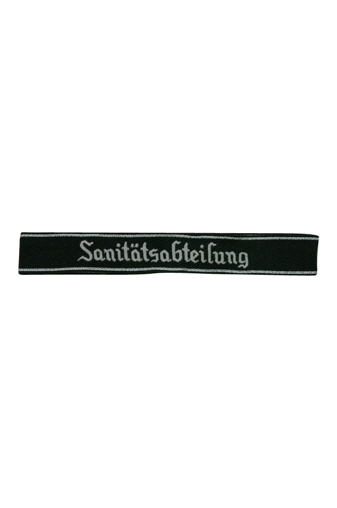 WW2 German badge,wehrmacht cufftitle,Luftwaffe cufftitle,SS cufftitle,SS Sanitatsabteilung cuff title,WW2 German cufftitle,German insignia,WW2 German,WWII German,waffen ss insignia,WW2 reproduction,WWII German militaria