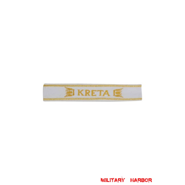 WWII German Heer kreta cuff title WW2 German badge,wehrmacht cufftitle,Luftwaffe cufftitle,SS cufftitle,Heer kreta cufftitle,WW2 German cufftitle,German insignia,WW2 German,WWII German,waffen ss insignia,WW2 reproduction,WWII German militaria