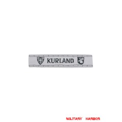 WWII German Heer Kurland cuff title WW2 German badge,wehrmacht cufftitle,Luftwaffe cufftitle,SS cufftitle,Heer Kurland cufftitle,WW2 German cufftitle,German insignia,WW2 German,WWII German,waffen ss insignia,WW2 reproduction,WWII German militaria