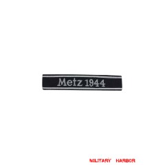 WWII German Heer Metz 1944 cuff title WW2 German badge,wehrmacht cufftitle,Luftwaffe cufftitle,SS cufftitle,Heer Metz 1944 cufftitle,WW2 German cufftitle,German insignia,WW2 German,WWII German,waffen ss insignia,WW2 reproduction,WWII German militaria