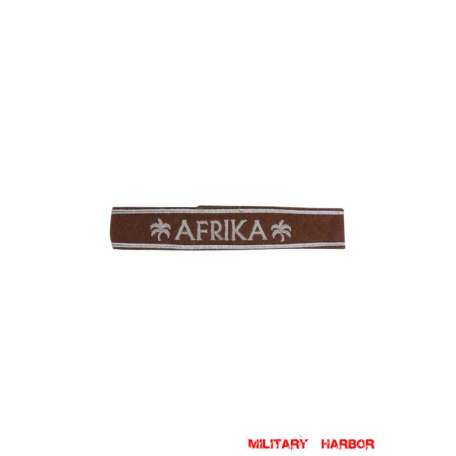 WWII German DAK Afrika cuff title WW2 German badge,wehrmacht cufftitle,Luftwaffe cufftitle,SS cufftitle,DAK Afrika cufftitle,WW2 German cufftitle,German insignia,WW2 German,WWII German,waffen ss insignia,WW2 reproduction,WWII German militaria