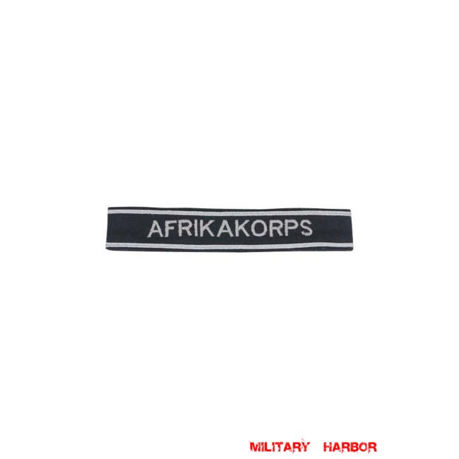 WWII German Heer DAK Afrika korps NCO cuff title WW2 German badge,wehrmacht cufftitle,Luftwaffe cufftitle,SS cufftitle,Heer DAK Afrika korps cufftitle,WW2 German cufftitle,German insignia,WW2 German,WWII German,waffen ss insignia,WW2 reproduction,WWII German militaria