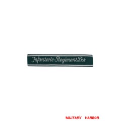 WWII German Heer Infanterie Regiment List cuff title WW2 German badge,wehrmacht cufftitle,Luftwaffe cufftitle,SS cufftitle,Heer Infanterie Regiment List cufftitle,WW2 German cufftitle,German insignia,WW2 German,WWII German,waffen ss insignia,WW2 reproduction,WWII German militaria