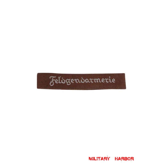 WWII German Heer Feldgendarmerie cuff title WW2 German badge,wehrmacht cufftitle,Luftwaffe cufftitle,SS cufftitle,Heer Feldgendarmerie cufftitle,WW2 German cufftitle,German insignia,WW2 German,WWII German,waffen ss insignia,WW2 reproduction,WWII German militaria