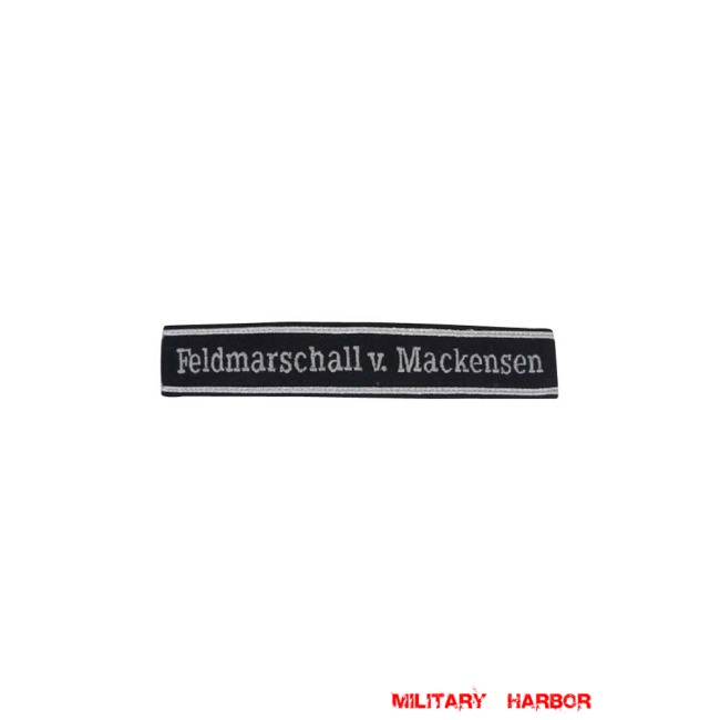 WWII German Heer Feldmarschall von Mackensen cuff title WW2 German badge,wehrmacht cufftitle,Luftwaffe cufftitle,SS cufftitle,Heer Feldmarschall von Mackensen cufftitle,WW2 German cufftitle,German insignia,WW2 German,WWII German,waffen ss insignia,WW2 reproduction,WWII German militaria