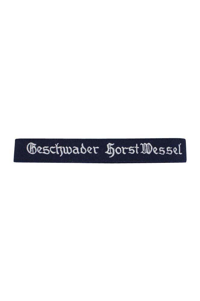 WW2 German badge,wehrmacht cufftitle,Luftwaffe cufftitle,SS cufftitle,Luftwaffe Geschwader Horst Wessel cuff title,WW2 German cufftitle,German insignia,WW2 German,WWII German,waffen ss insignia,WW2 reproduction,WWII German militaria