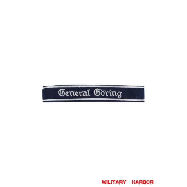 WWII German Luftwaffe General Göring NCO cuff title WW2 German badge,wehrmacht cufftitle,Luftwaffe cufftitle,SS cufftitle,Luftwaffe General Goring cuff title,WW2 German cufftitle,German insignia,WW2 German,WWII German,waffen ss insignia,WW2 reproduction,WWII German militaria
