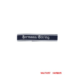 WWII German Luftwaffe Hermann Göring in Gothic script dark blue backing NCO cuff title WW2 German badge,wehrmacht cufftitle,Luftwaffe cufftitle,SS cufftitle,Luftwaffe Hermann Goring cuff title,WW2 German cufftitle,German insignia,WW2 German,WWII German,waffen ss insignia,WW2 reproduction,WWII German militaria