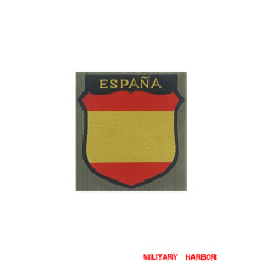 WWII German Spanish Volunteer's armshield BeVo WW2 german badge,wehrmacht Sleeve badge,Luftwaffe Sleeve badge,SS Sleeve badge,Spanish Volunteer insignia,german badge WWII,militaria german,WWII german,wehrmacht badge,Luftwaffe badge,SS badge,WWII military surplus,WWII german insignia,german sleeve badge,WW2 armshields,German Foreign Volunteer Armshields