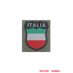 WWII German Italian Volunteer's armshield BeVo WW2 german badge,wehrmacht Sleeve badge,Luftwaffe Sleeve badge,SS Sleeve badge,Italian Volunteer insignia,german badge WWII,militaria german,WWII german,wehrmacht badge,Luftwaffe badge,SS badge,WWII military surplus,WWII german insignia,german sleeve badge,WW2 armshields,German Foreign Volunteer Armshields