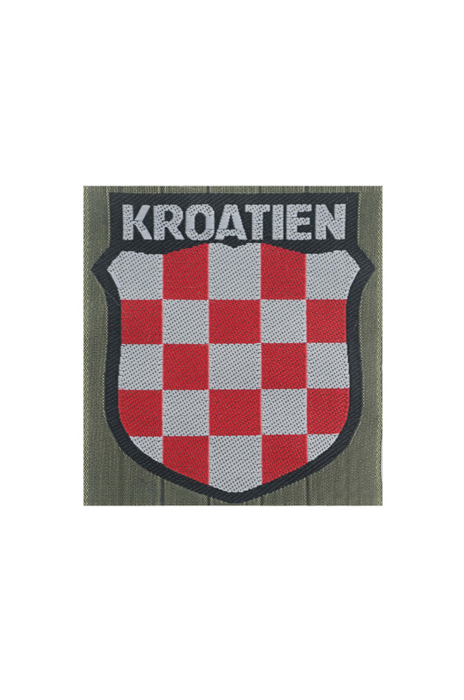 WW2 german badge,wehrmacht Sleeve badge,Luftwaffe Sleeve badge,SS Sleeve badge,Croatian Volunteer insignia,german badge WWII,militaria german,WWII german,wehrmacht badge,Luftwaffe badge,SS badge,WWII military surplus,WWII german insignia,german sleeve badge,WW2 armshields,German Foreign Volunteer Armshields