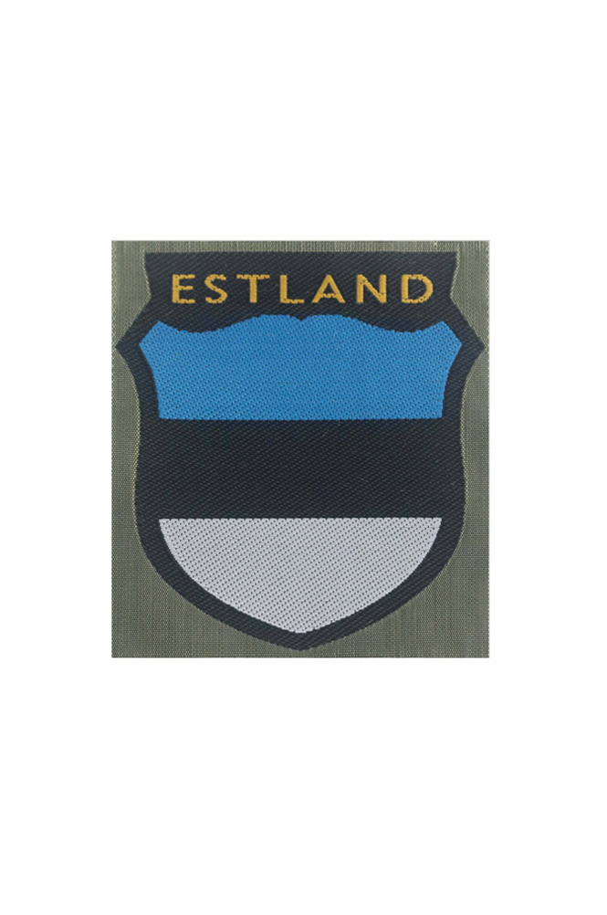 WW2 german badge,wehrmacht Sleeve badge,Luftwaffe Sleeve badge,SS Sleeve badge,Estonian Volunteer insignia,german badge WWII,militaria german,WWII german,wehrmacht badge,Luftwaffe badge,SS badge,WWII military surplus,WWII german insignia,german sleeve badge,WW2 armshields,German Foreign Volunteer Armshields