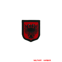 WWII German Albanian Volunteer's armshield Embroidery WW2 german badge,wehrmacht Sleeve badge,Luftwaffe Sleeve badge,SS Sleeve badge,Albanian Volunteer insignia,german badge WWII,militaria german,WWII german,wehrmacht badge,Luftwaffe badge,SS badge,WWII military surplus,WWII german insignia,german sleeve badge,WW2 armshields,German Foreign Volunteer Armshields