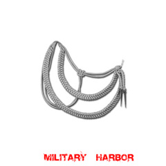 WWII German Officer Silver Dress Aiguillette WW2 german,SS,waffen SS,wehrmacht,Aiguillette,German Dress Aiguillette and Tresse,WW2 german militaria,WWII german,WW2 reproduction