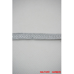 WWII German Heer / SS Aluminum Silver NCO Tresse WW2 german,SS,waffen SS,wehrmacht,NCO Tresse,German Dress Aiguillette and Tresse,WW2 german militaria,WWII german,WW2 reproduction