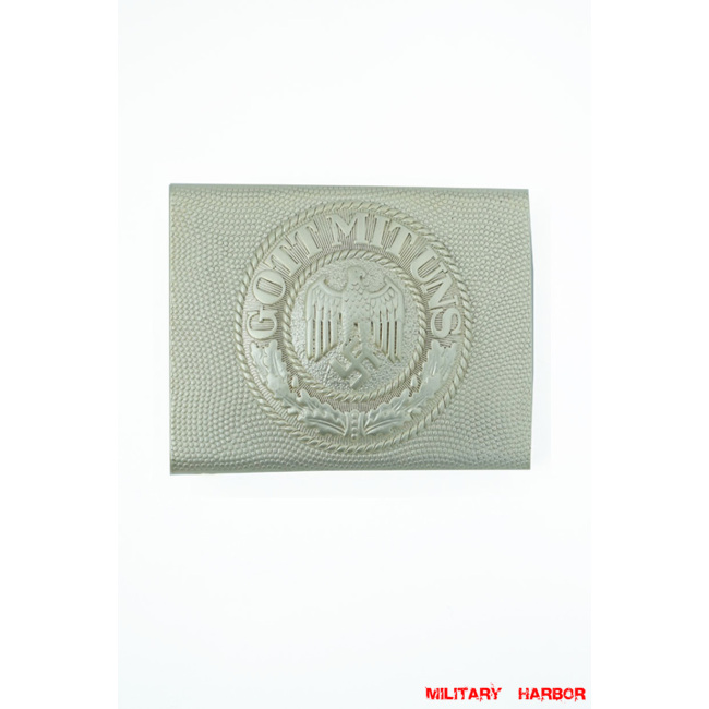 WWII German Heer officer sliver field buckle WW2 german,wehrmacht buckle,german army,heer,german buckle,German Belt and Buckle,WW2 german militaria,WWII german,WW2 reproduction