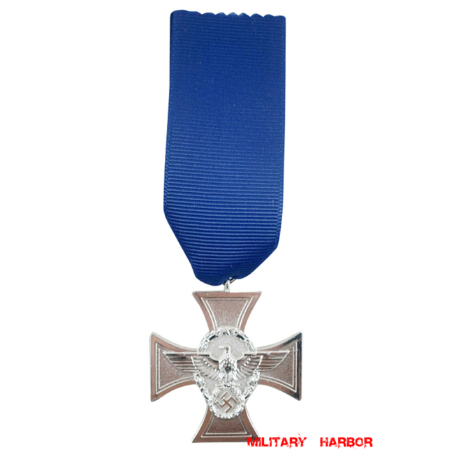 WWII German Police Long Service Award (18 Years) WW2 german medal,SS insignia,Imperial German badge,german badge,long seriver order,german medals WWII,german insignia,WW2 german medals,WW2 medals,WW2 order,german order,German Long Service Awards