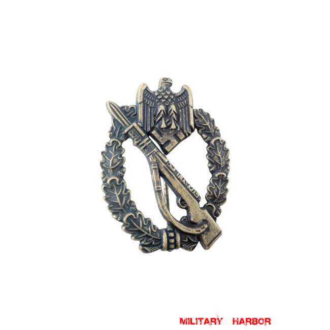 Infantry Assault Badge in Bronze WW2 german medal,SS insignia,Imperial German badge,german badge,Infantry Assault,german medals WWII,german insignia,WW2 german medals,WW2 medals,WW2 order,german order,German Combat and Service Awards