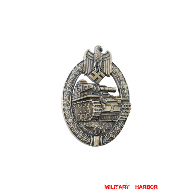 Panzer Assault Badge in Bronze WW2 german medal,SS insignia,Imperial German badge,german badge,Panzer Assault,german medals WWII,german insignia,WW2 german medals,WW2 medals,WW2 order,german order,German Combat and Service Awards